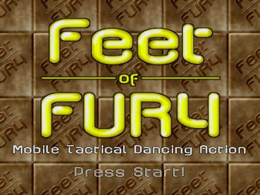 Feet of Fury title screen for Sega Dreamcast